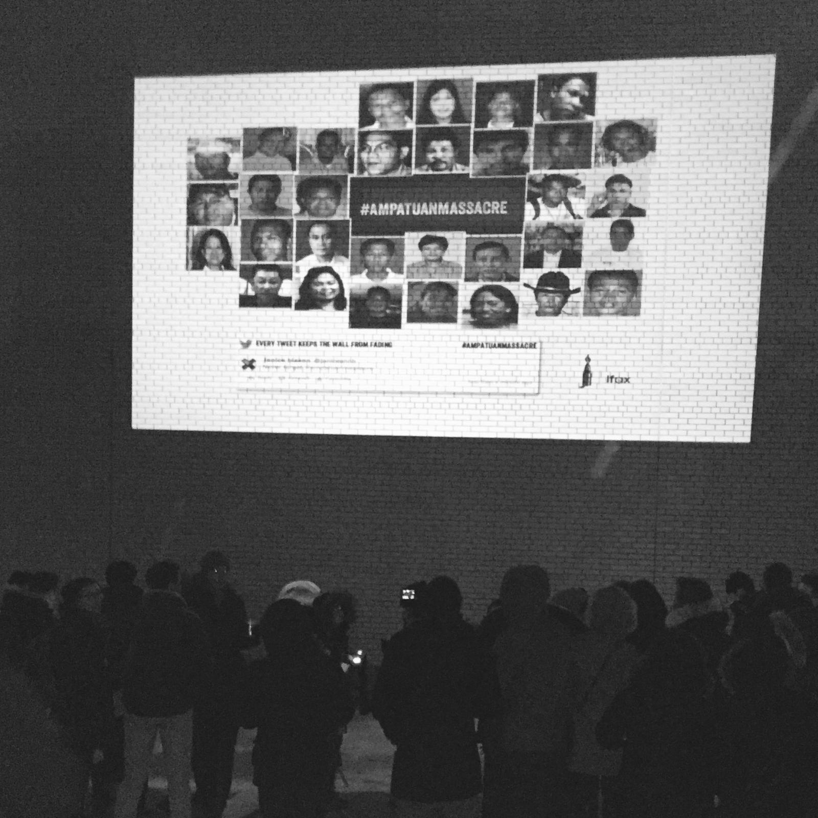Des Torontois se sont rassemblés le 2 décembre pour tweeter des appels à la justice dans l’affaire du Massacre d’Ampatuan